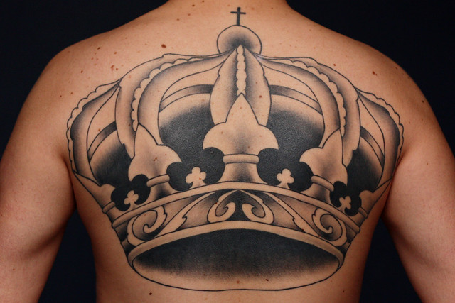 Finished Crown Tattoo