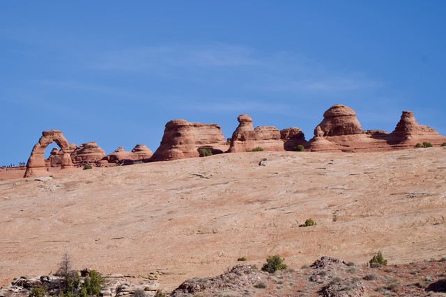 Delicate arch and some mounds