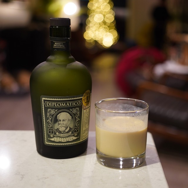 Tryin out some diplomatico egg nog