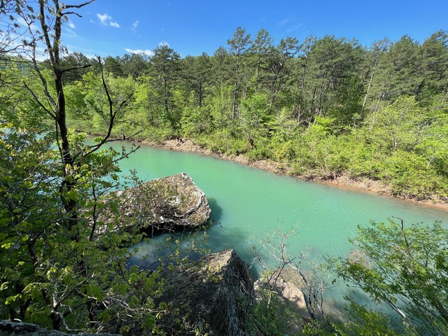 The turquoise waters of the Ozarks